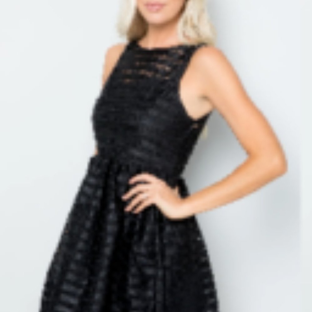 NWT Finn & Clover  Black Evening Dress - Size L - Picture 5 of 5